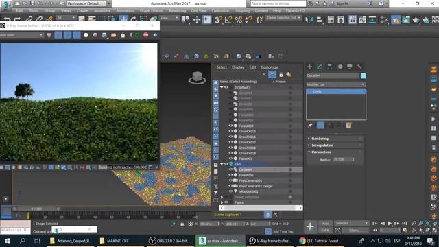 Creando cesped realista en 3ds max y vray next смотреть онлайн