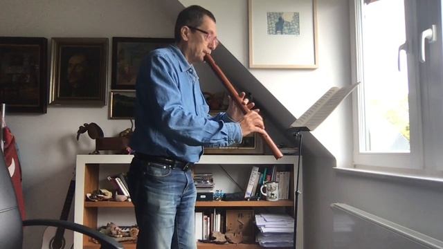 Jacob van Eyck, 111, "Blydschap van myn vliedt" for tenor recorder смотреть онлайн