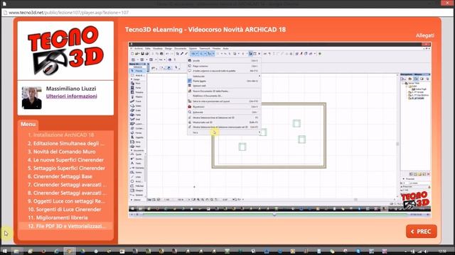 ArchiCAD 18 PDF Converter e PDF 3D Tutorial ITA смотреть онлайн