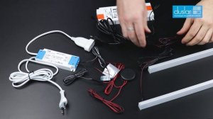 Подключение длинных светильников Dlight COR без выключателей