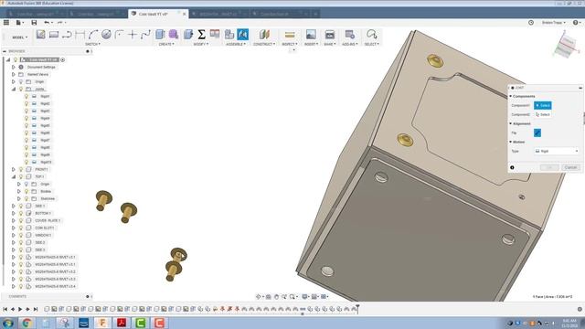 Coing Vault: Part 3 Assembly and Appearance in Fusion 360 смотреть онлайн