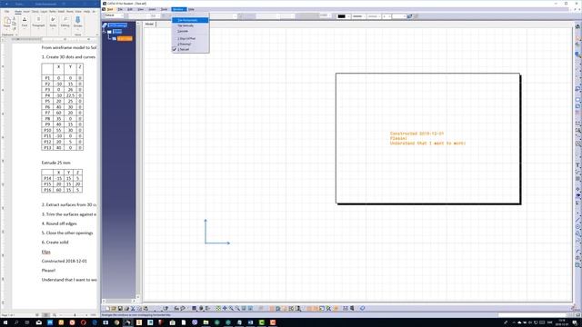 From wireframe model to Solid смотреть онлайн
