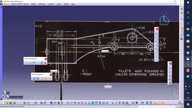CATIA Tutorial -Exercise 15- Tutoriel CATIA смотреть онлайн