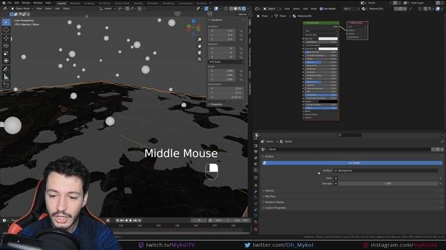 EFFET DE GOUTES D'EAU SANS SIMULATION | Blender 3.3 [TUTO FR] смотреть онлайн