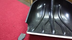 Ремонт снеговой лопаты при помощи паяльной станции удался