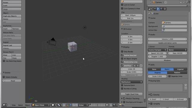 Blender 3D change grid floor to cm (R.W.M) смотреть онлайн
