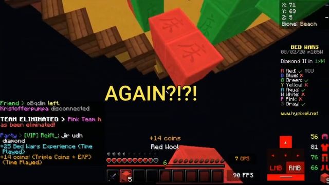 Makasii Buat 3k Subscriber :D Main Bedwars (ft.Reift) смотреть онлайн