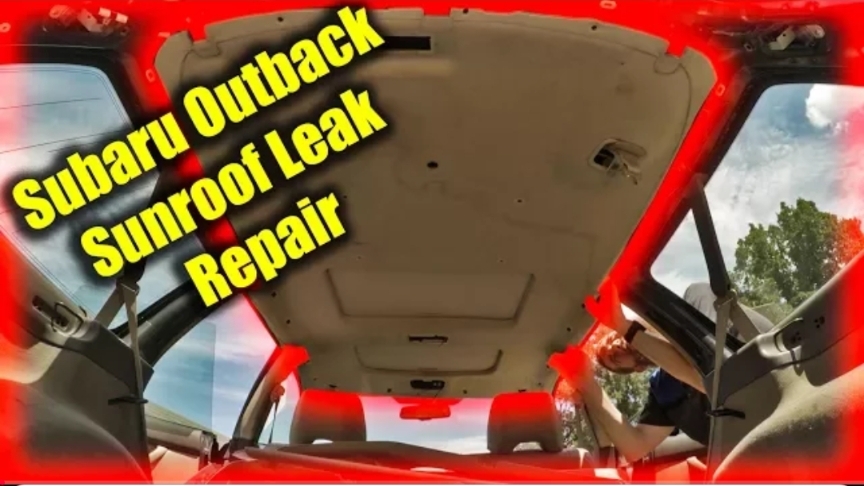 Устранение протечки люка в крыше Subaru Outback смотреть онлайн