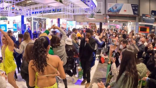 Show de Salsa caleña en fitur feria internacional del turismo 2022 Spain. смотреть онлайн