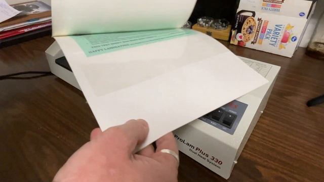 Pouch Laminating W/ Pro-Lam Plus 330 Laminator | Laminator Technique 2021