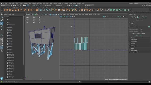 ENVIRONMENT MODELING in MAYA 2023 - Boathouse | 3. UV Unwrapping смотреть онлайн