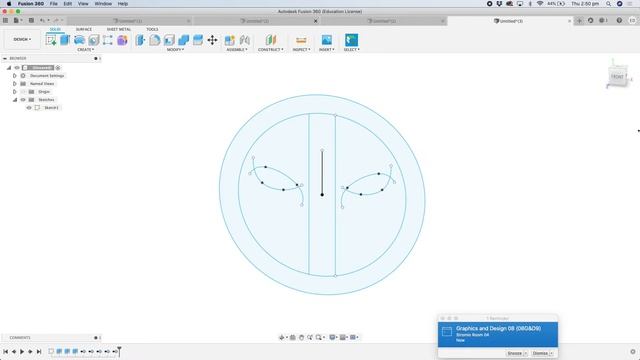 How to make a Deadpool logo with Fusion 360 смотреть онлайн
