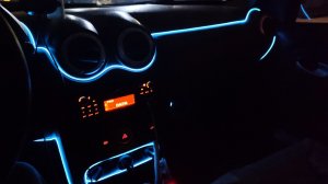 Неоновая подсветка в машину Lada Largus, как сделать.