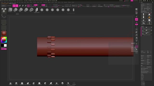 Zbrush Modelado Arma Live Boolean Parte1 смотреть онлайн