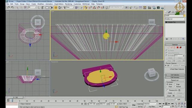 Face wash basin make in 3D Max Tutorial/Beginners Part 1 смотреть онлайн