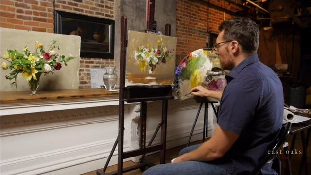 Excerpt of Michael Klein Flower Painting Workshop смотреть онлайн