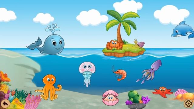 Cartoon for Kids. Learn English Аlphabet and Мarine Fish смотреть онлайн