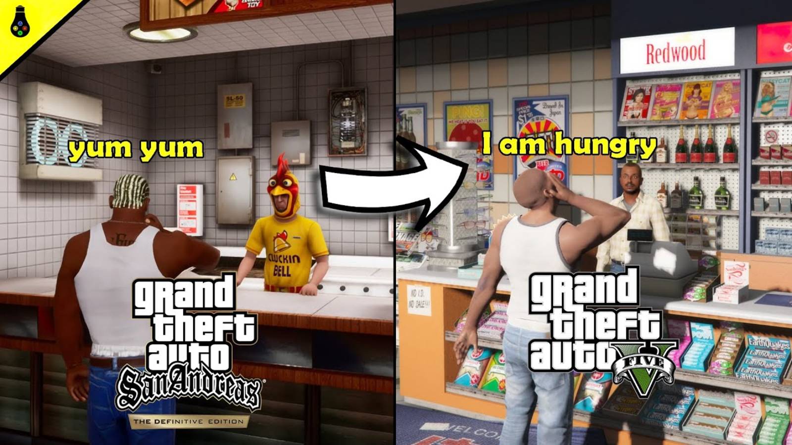 GTA San Andreas лучше, чем GTA 5 смотреть онлайн