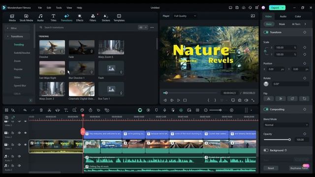 Best Text To Video Generator AI | Video Editing Software in 2024 | Filmora 13 Tutorial For Beginner смотреть онлайн