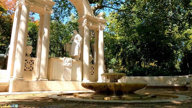 Relaksujący szum fontanny ⛲ Niezawodny szum na wyciszenie przed snem ⛲ Biały szum wody ⛲ смотреть онлайн