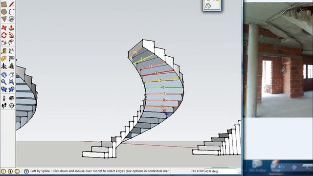 Sketchup Tutorial Curviloft Plugin смотреть онлайн