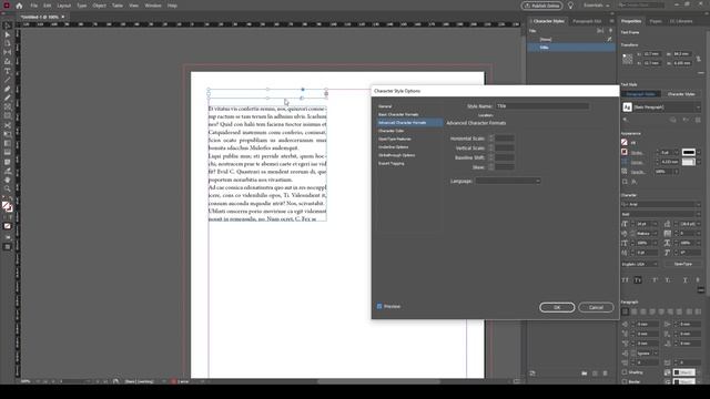 Adobe InDesign CC 2020: Character Styles смотреть онлайн