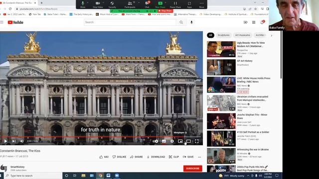 Art Appreciation: three modern sculptors, May 2, 2022, live on Zoom смотреть онлайн