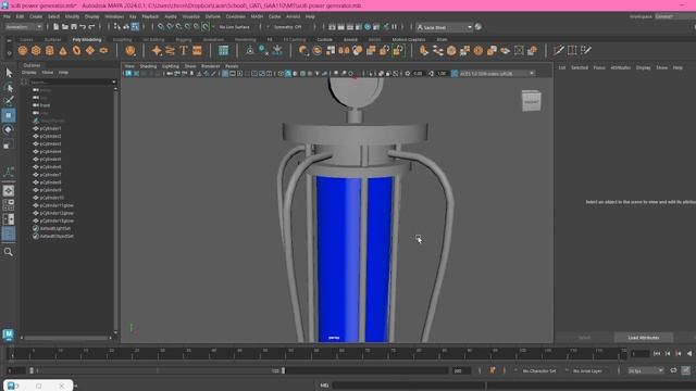 Power Generator 3D glow fxprop model смотреть онлайн