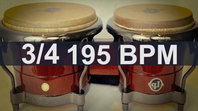 🔴 195 BPM 3/4 Bongós Metronome смотреть онлайн