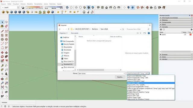 Como visualizar e inserir os blocos no sketchup смотреть онлайн