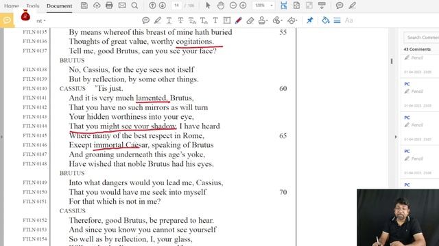 Julius Caesar Act 1 Scene 2  Line By Line Explanation | Part 1 | ICSE Class 9 | Learn | ICSE Drama