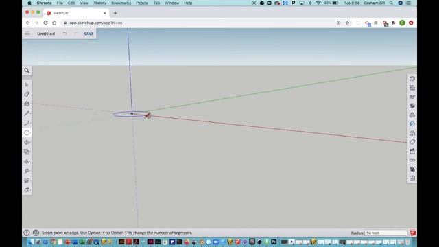 How to create a small token in Sketchup Online смотреть онлайн