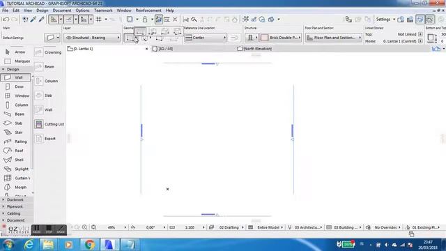 Tutorial Archicad 21 Dinding (Wall) смотреть онлайн