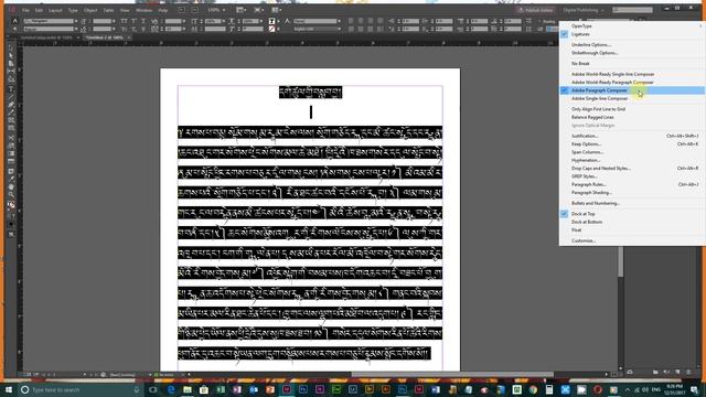 How to solve problems of Tibetan fonts in InDesign cc 215 смотреть онлайн