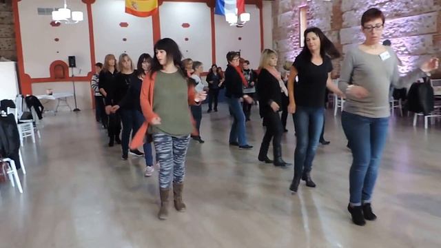 RUGGED CROSS WALTZ,  Line Dance