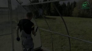 Видео инструкция по сборке теплицы "AZT Капелюша"