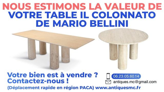 Table Il Colonnato Mario Bellini estimation смотреть онлайн