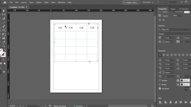 Working with Table | InDesign смотреть онлайн