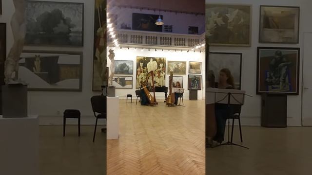 C.Франк Прелюдия Фуга и Вариация (в переложении для двух арф) смотреть онлайн