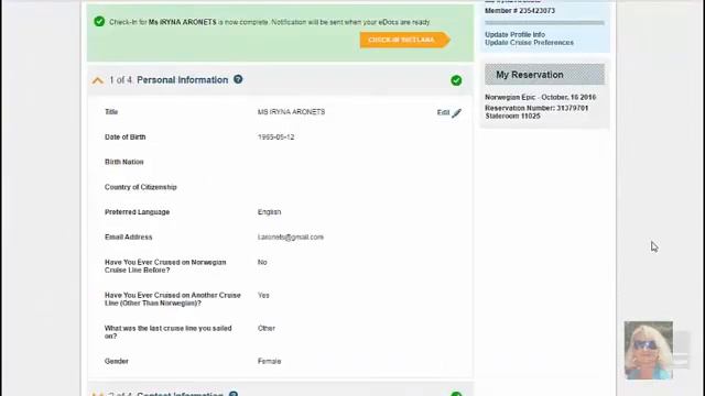 inCruises - Регистрация брони на сайте круизной компании Norwegian Cruise Line смотреть онлайн