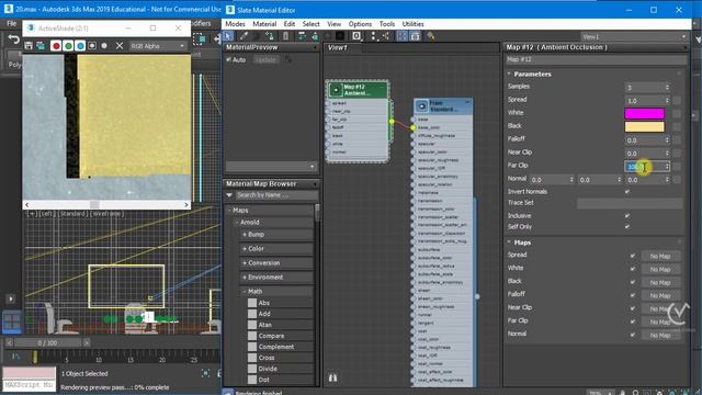 02.06 - Arnold Render 3ds Max - Ambient Shading effect смотреть онлайн
