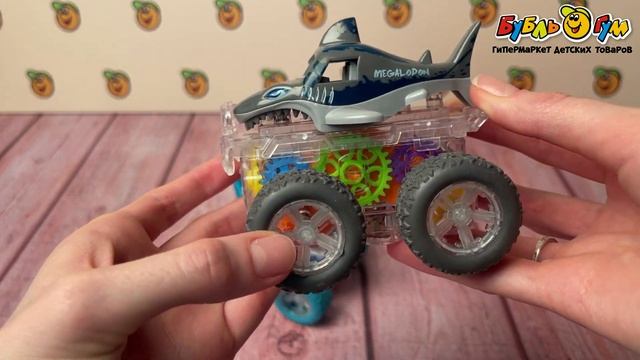 Монстр-трак Акула инерционный трюковой со световыми эффектами 10см в ассортименте смотреть онлайн