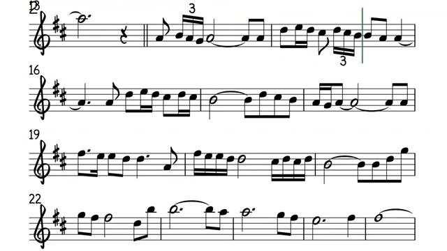 Gabriel's Oboe Flute or Violin Sheet Music Backing Track Play Along Partitura смотреть онлайн