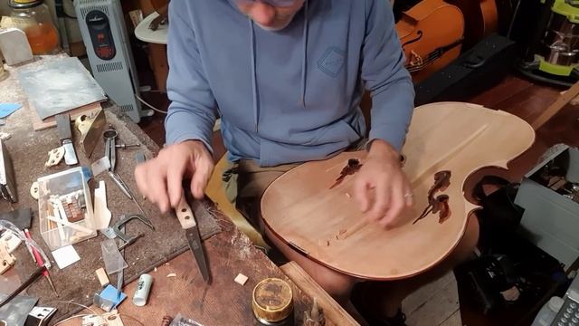 I repair a Cello Crack part 1 of 2 смотреть онлайн