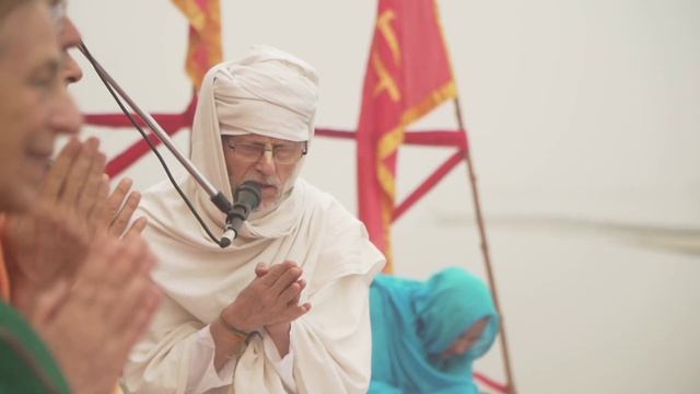 Церемония прощания с Шримати Анандини д.д. 3 ноября 2019 год. Вриндаван