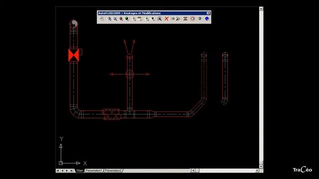 AUTOFLUID 10 / 2009 tutorial: Move an object or a conduit смотреть онлайн