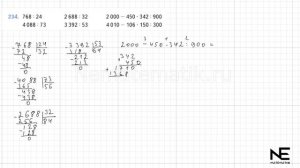 Задание №234 Страница 61. Математика 4 класс Моро Учебник Часть 2. ГДЗ. Деление с остатком на двузн