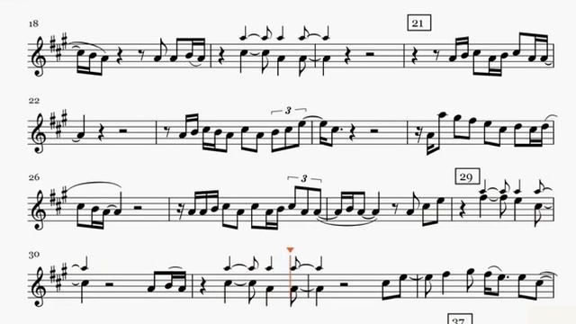 Stay With Me Sam Smith Saxophone Sheet Music + Play Along смотреть онлайн
