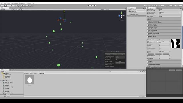 Unity Tutorial: Falling Leaves Particle System смотреть онлайн
