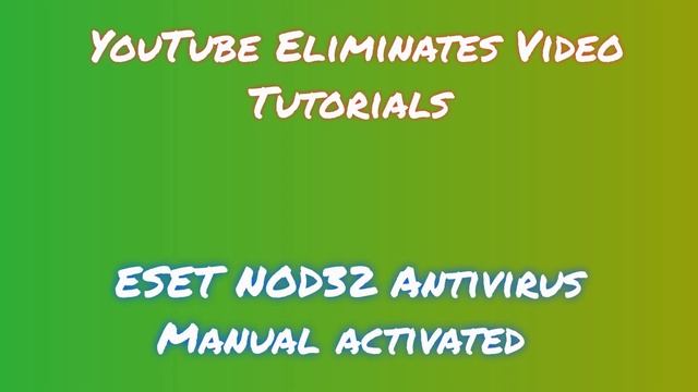 Steps how to Download & free Install ESET NOD32 Antivirus смотреть онлайн